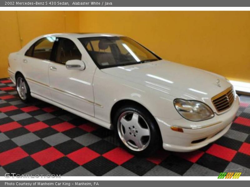 Alabaster White / Java 2002 Mercedes-Benz S 430 Sedan