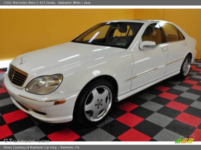 Alabaster White / Java 2002 Mercedes-Benz S 430 Sedan