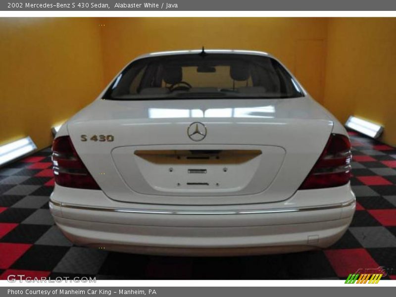 Alabaster White / Java 2002 Mercedes-Benz S 430 Sedan