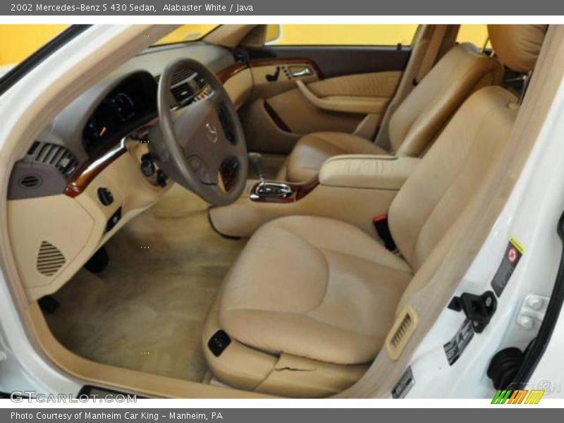 Alabaster White / Java 2002 Mercedes-Benz S 430 Sedan