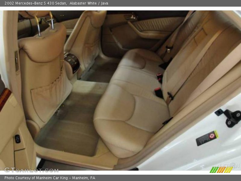 Alabaster White / Java 2002 Mercedes-Benz S 430 Sedan