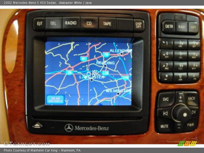 Alabaster White / Java 2002 Mercedes-Benz S 430 Sedan