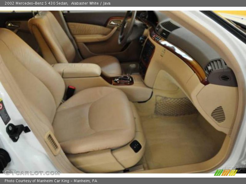 Alabaster White / Java 2002 Mercedes-Benz S 430 Sedan
