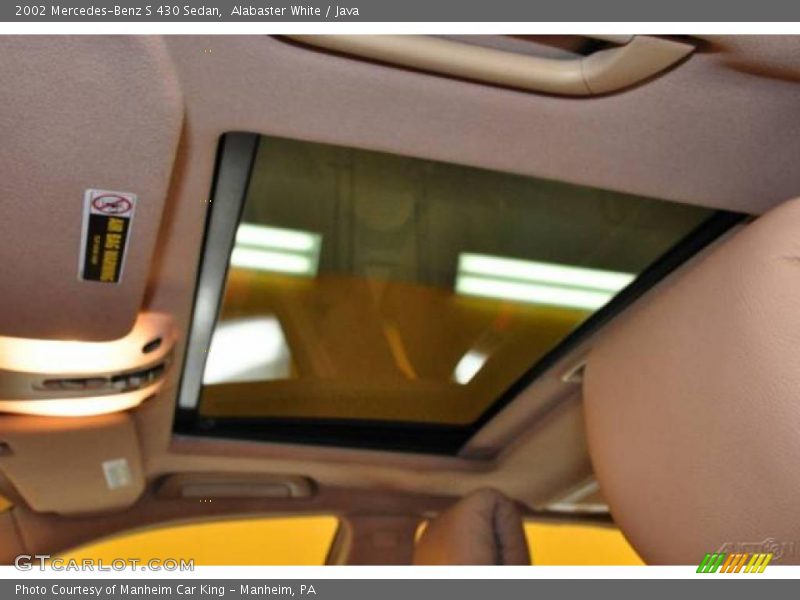 Alabaster White / Java 2002 Mercedes-Benz S 430 Sedan