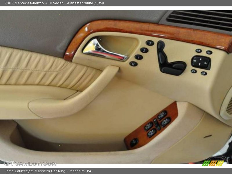 Alabaster White / Java 2002 Mercedes-Benz S 430 Sedan