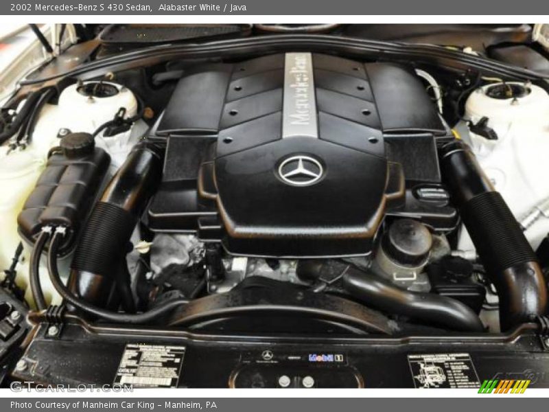 Alabaster White / Java 2002 Mercedes-Benz S 430 Sedan