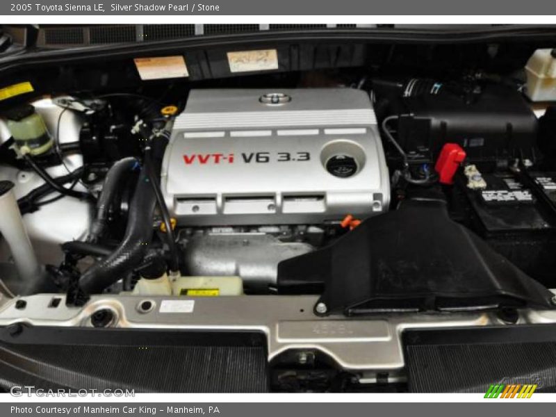 Silver Shadow Pearl / Stone 2005 Toyota Sienna LE