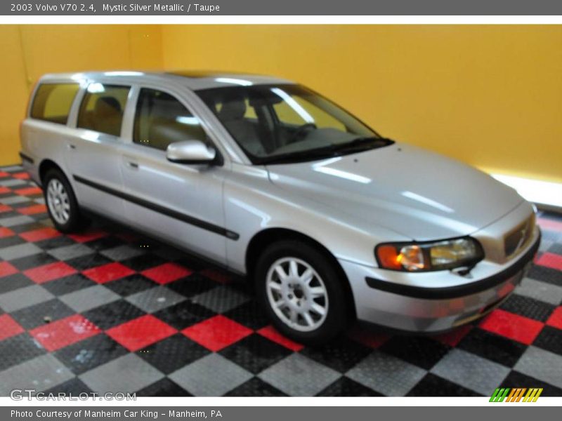 Mystic Silver Metallic / Taupe 2003 Volvo V70 2.4