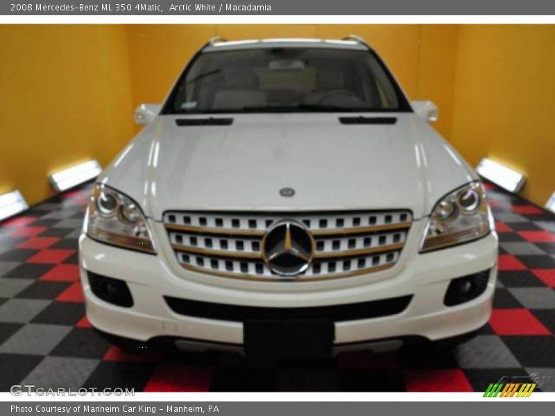 Arctic White / Macadamia 2008 Mercedes-Benz ML 350 4Matic