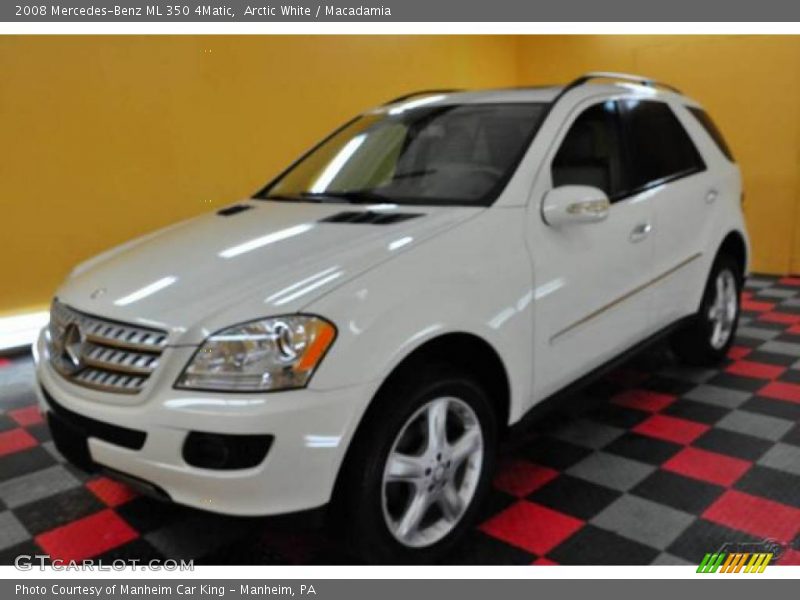 Arctic White / Macadamia 2008 Mercedes-Benz ML 350 4Matic