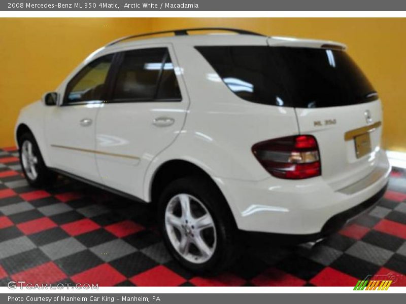 Arctic White / Macadamia 2008 Mercedes-Benz ML 350 4Matic