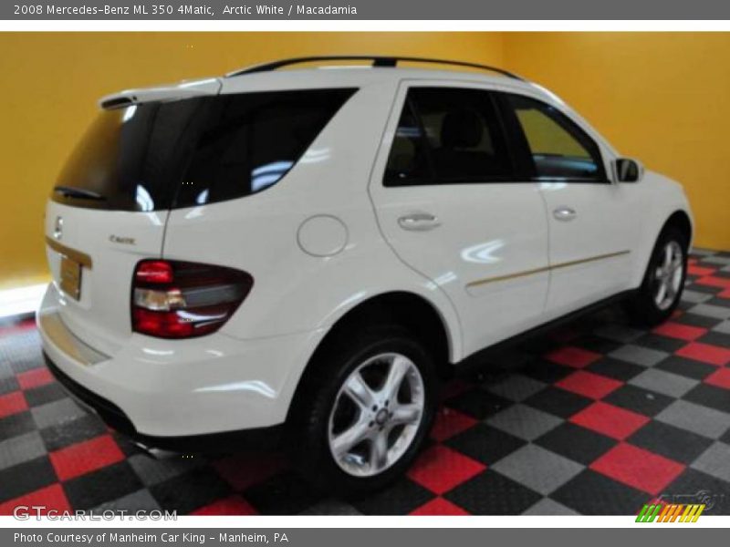 Arctic White / Macadamia 2008 Mercedes-Benz ML 350 4Matic