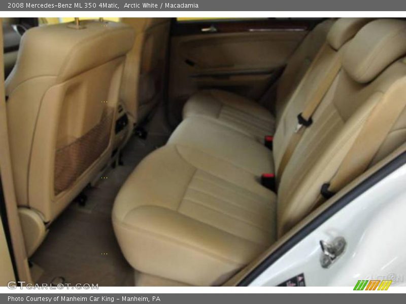 Arctic White / Macadamia 2008 Mercedes-Benz ML 350 4Matic