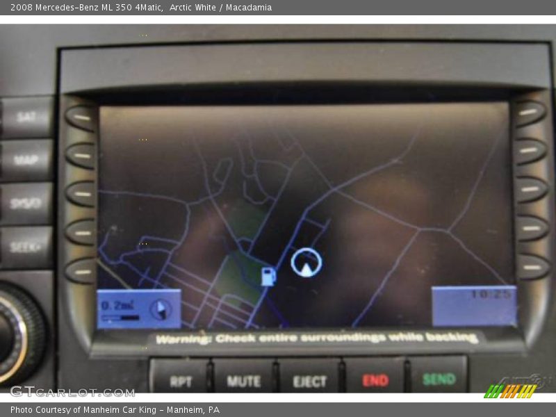 Arctic White / Macadamia 2008 Mercedes-Benz ML 350 4Matic