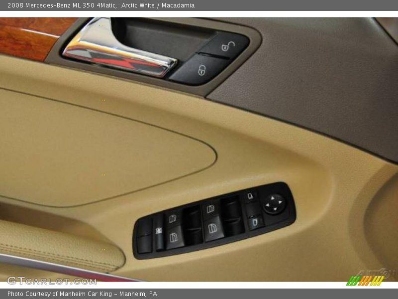 Arctic White / Macadamia 2008 Mercedes-Benz ML 350 4Matic