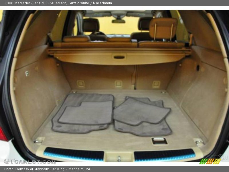 Arctic White / Macadamia 2008 Mercedes-Benz ML 350 4Matic