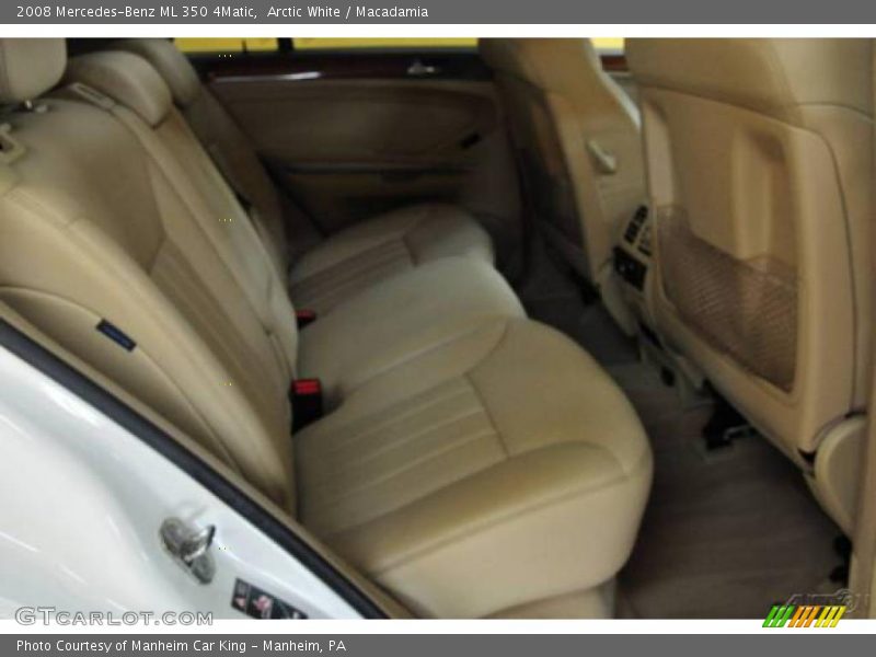 Arctic White / Macadamia 2008 Mercedes-Benz ML 350 4Matic