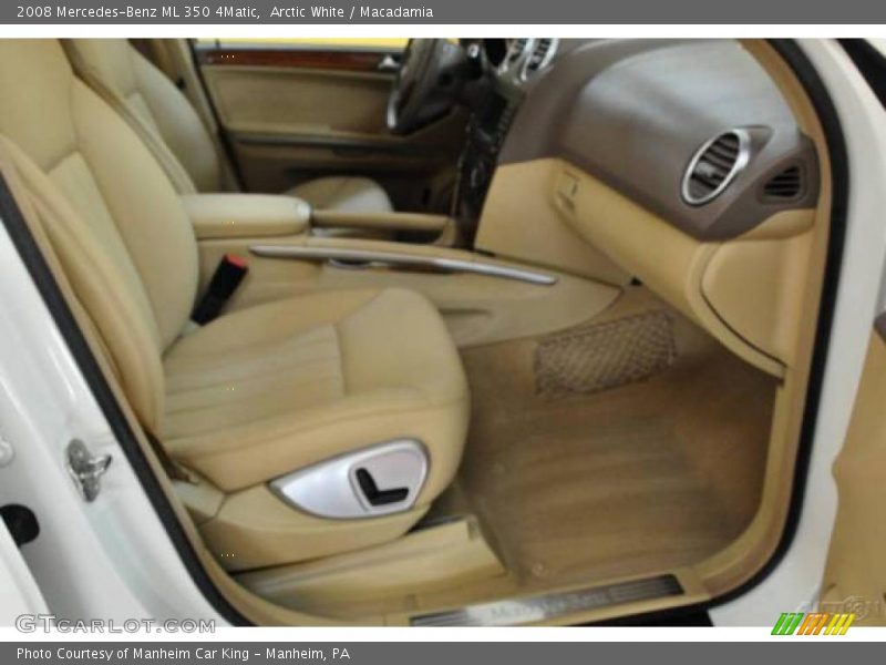 Arctic White / Macadamia 2008 Mercedes-Benz ML 350 4Matic