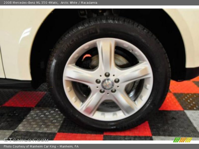 Arctic White / Macadamia 2008 Mercedes-Benz ML 350 4Matic