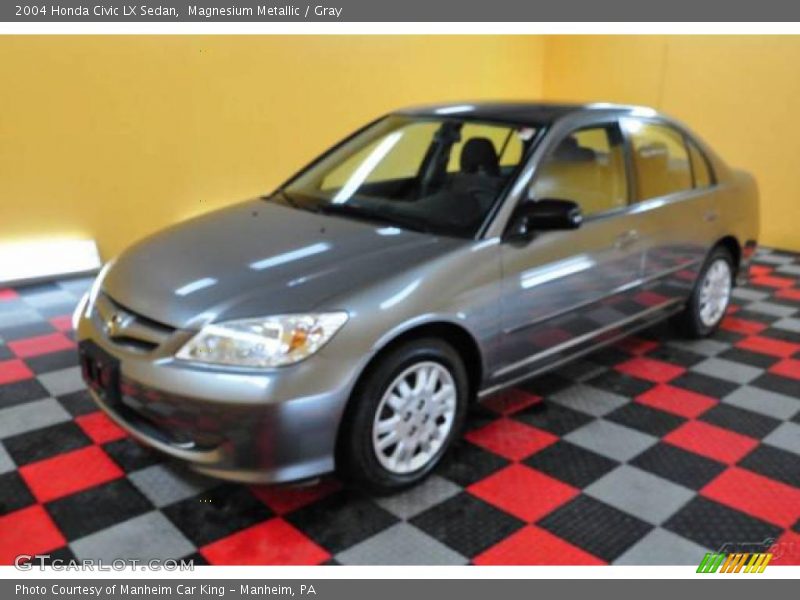 Magnesium Metallic / Gray 2004 Honda Civic LX Sedan