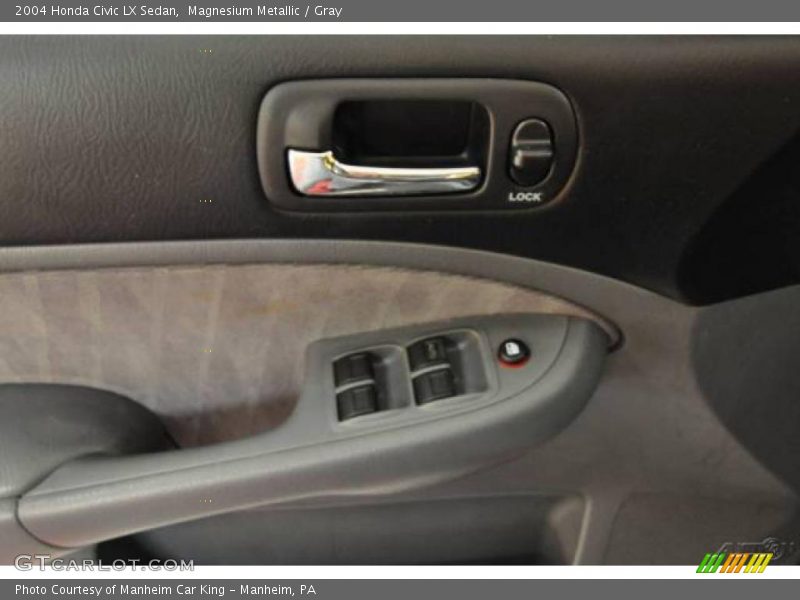 Magnesium Metallic / Gray 2004 Honda Civic LX Sedan
