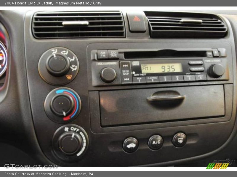 Magnesium Metallic / Gray 2004 Honda Civic LX Sedan