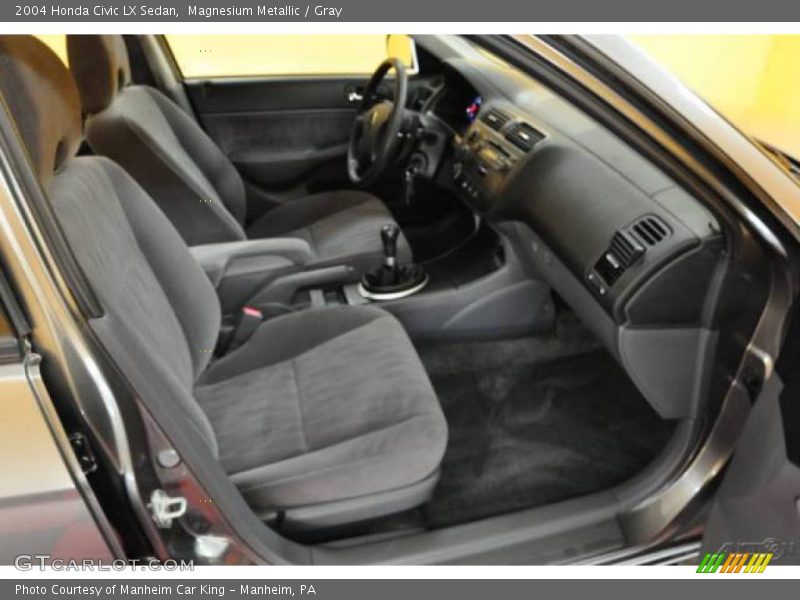 Magnesium Metallic / Gray 2004 Honda Civic LX Sedan