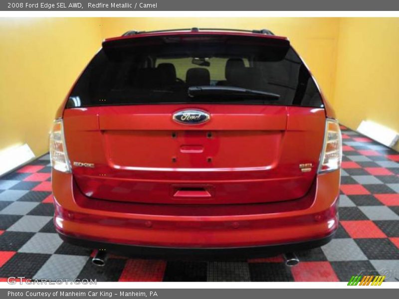 Redfire Metallic / Camel 2008 Ford Edge SEL AWD