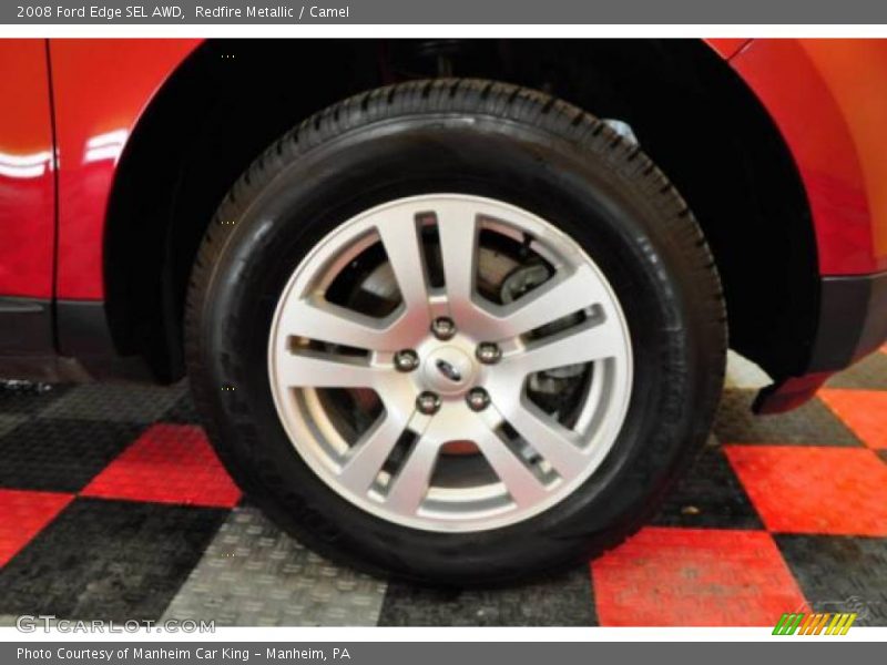 Redfire Metallic / Camel 2008 Ford Edge SEL AWD