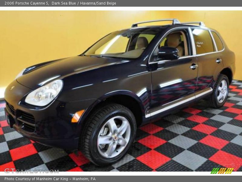 Dark Sea Blue / Havanna/Sand Beige 2006 Porsche Cayenne S