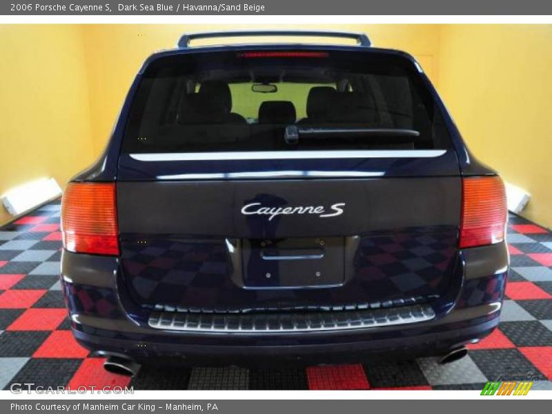 Dark Sea Blue / Havanna/Sand Beige 2006 Porsche Cayenne S