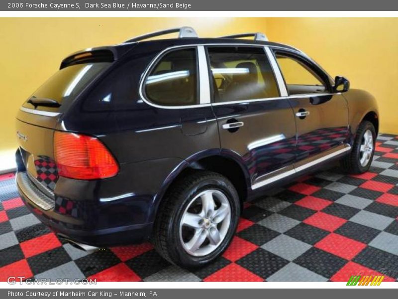 Dark Sea Blue / Havanna/Sand Beige 2006 Porsche Cayenne S