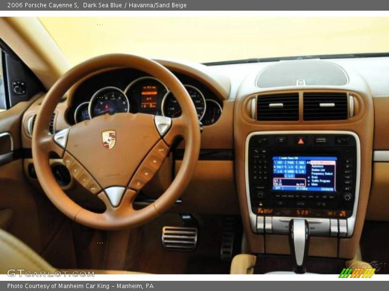 Dark Sea Blue / Havanna/Sand Beige 2006 Porsche Cayenne S