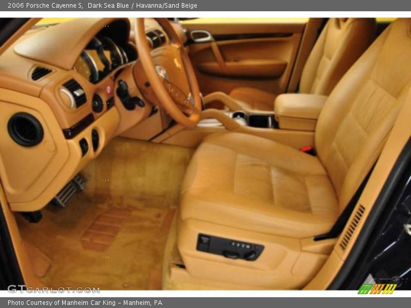 Dark Sea Blue / Havanna/Sand Beige 2006 Porsche Cayenne S