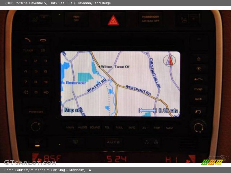 Dark Sea Blue / Havanna/Sand Beige 2006 Porsche Cayenne S
