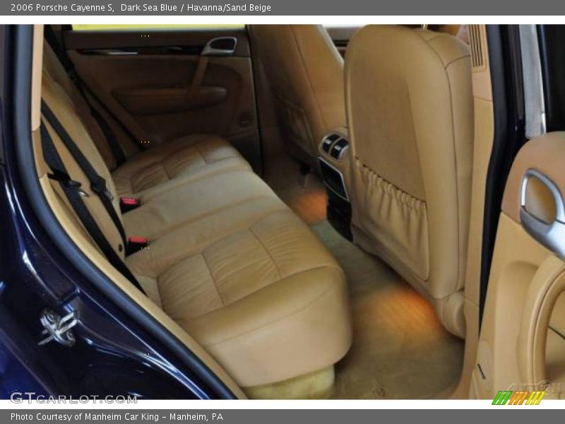 Dark Sea Blue / Havanna/Sand Beige 2006 Porsche Cayenne S