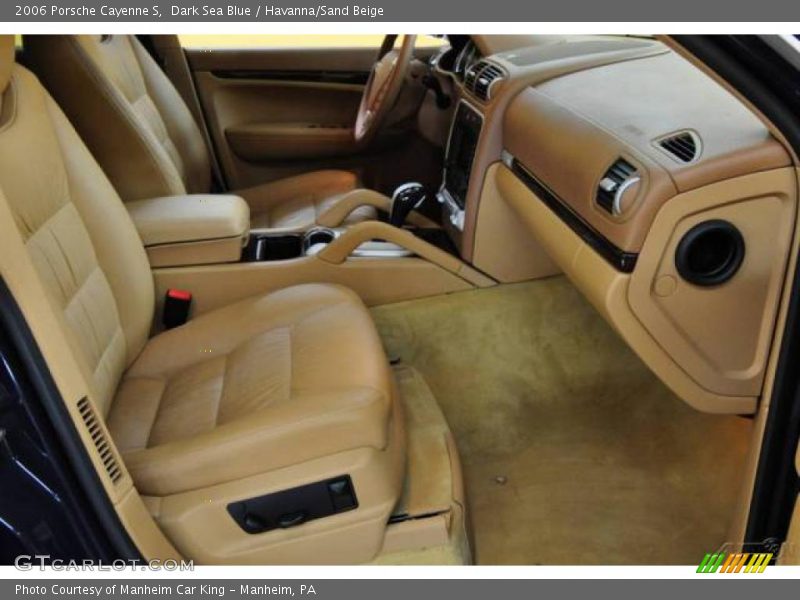 Dark Sea Blue / Havanna/Sand Beige 2006 Porsche Cayenne S