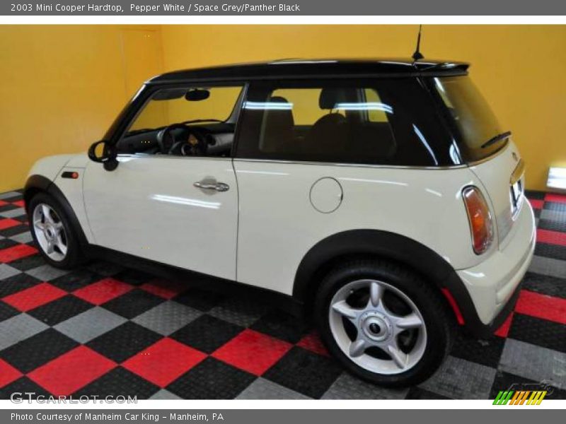Pepper White / Space Grey/Panther Black 2003 Mini Cooper Hardtop