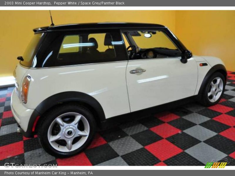 Pepper White / Space Grey/Panther Black 2003 Mini Cooper Hardtop
