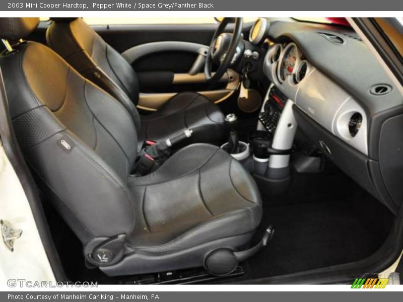 Pepper White / Space Grey/Panther Black 2003 Mini Cooper Hardtop