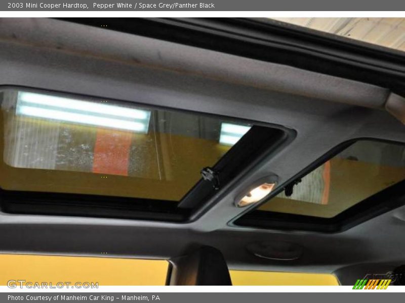 Pepper White / Space Grey/Panther Black 2003 Mini Cooper Hardtop