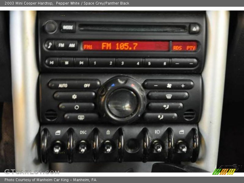 Pepper White / Space Grey/Panther Black 2003 Mini Cooper Hardtop