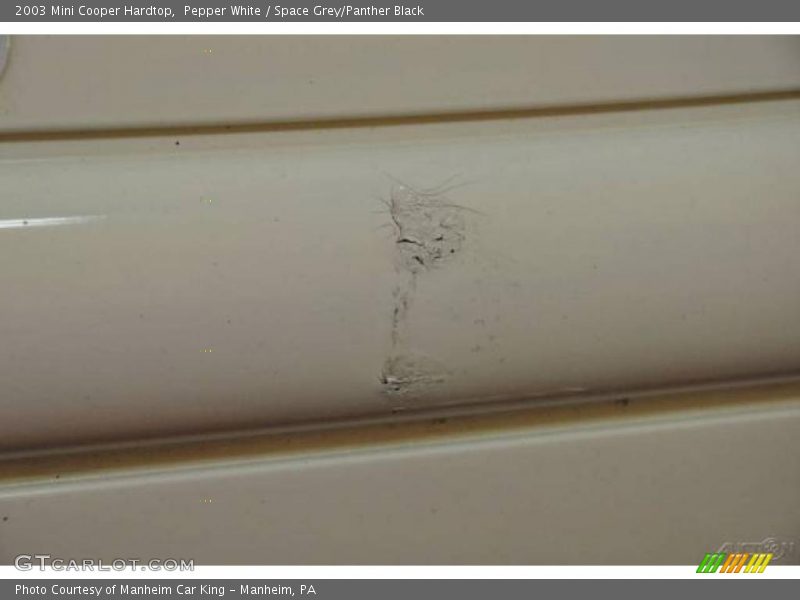 Pepper White / Space Grey/Panther Black 2003 Mini Cooper Hardtop