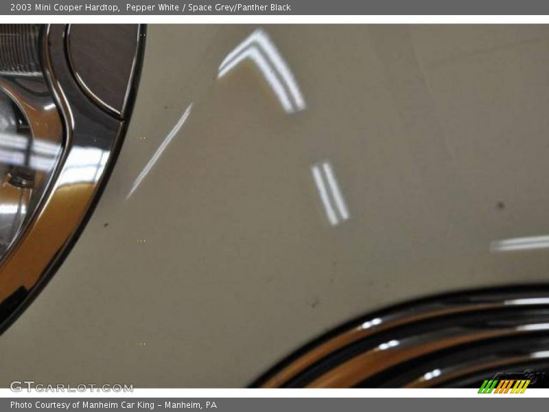 Pepper White / Space Grey/Panther Black 2003 Mini Cooper Hardtop