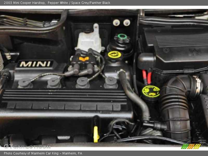 Pepper White / Space Grey/Panther Black 2003 Mini Cooper Hardtop
