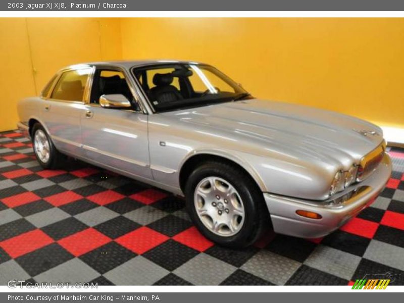 Platinum / Charcoal 2003 Jaguar XJ XJ8