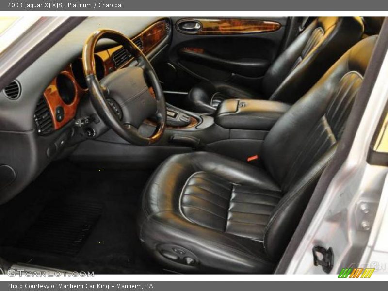 Platinum / Charcoal 2003 Jaguar XJ XJ8