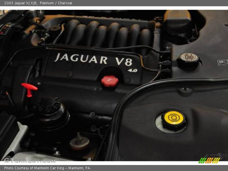 Platinum / Charcoal 2003 Jaguar XJ XJ8