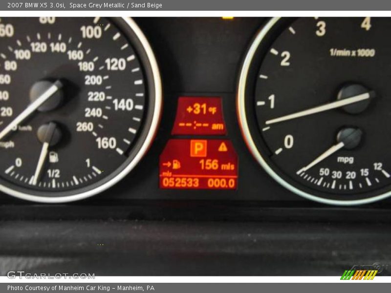 Space Grey Metallic / Sand Beige 2007 BMW X5 3.0si