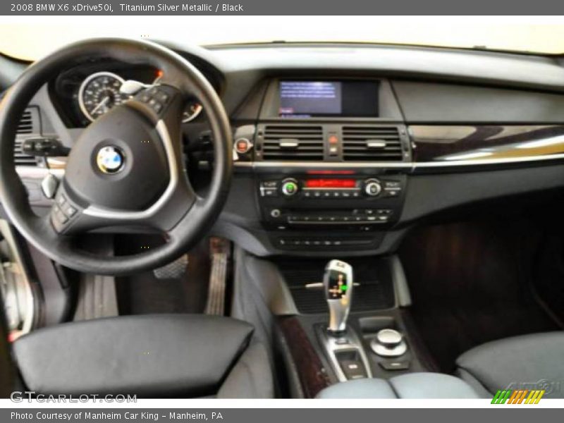 Titanium Silver Metallic / Black 2008 BMW X6 xDrive50i